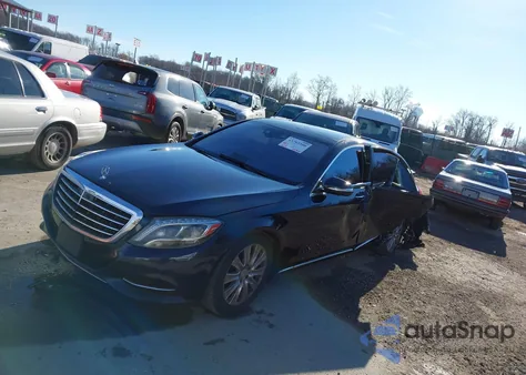 2014 Mercedes-Benz S 550 4Matic из США, поврежденный, VIN WDDUG8FB9EA045997